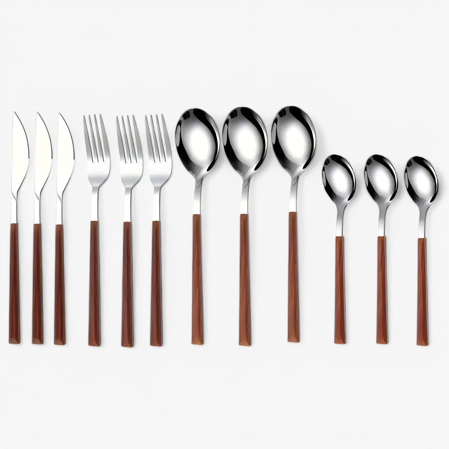 12-delige bestekset met houten handgrepen keuken 2026