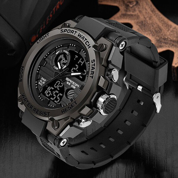 Watches : Waterdicht Heren Sporthorloge Chronograaf - Multifunctioneel Militair voor Outdoor in van Pantinoshop