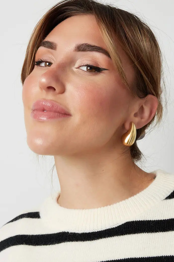 Earrings : Ring Goud - Drop Earrings in van Pantino