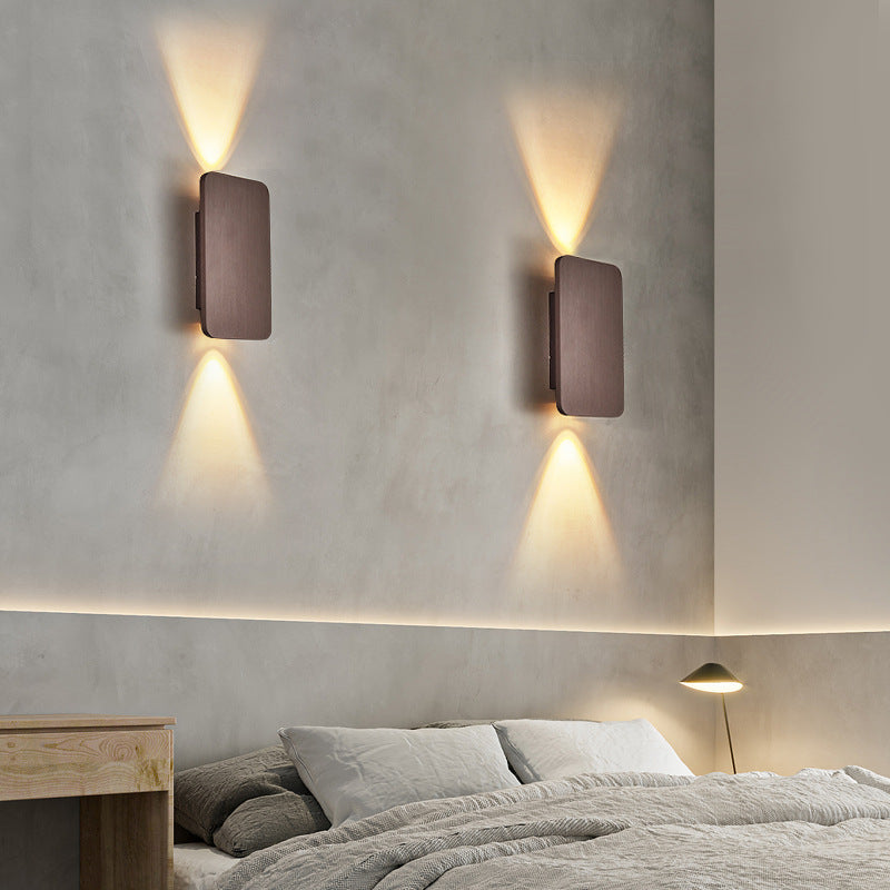 Binnen Rechthoekige LED Wandlamp - Modern Metalen Ontwerp