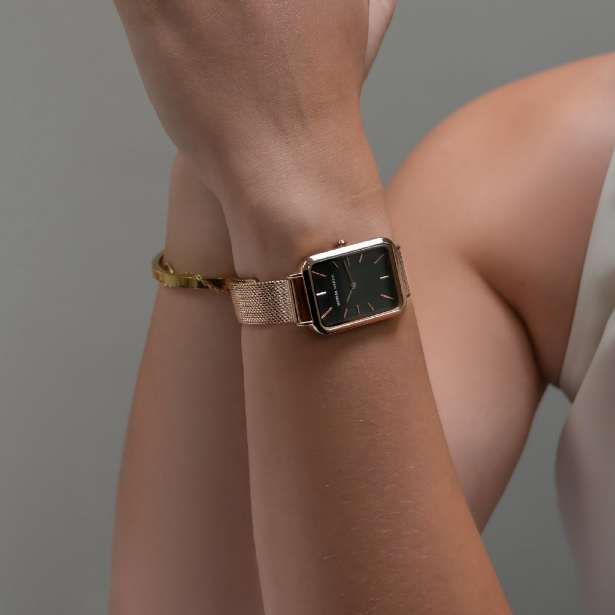 watches : Rechthoekige Klok - Tijdloos Ontwerp in van Pantino
