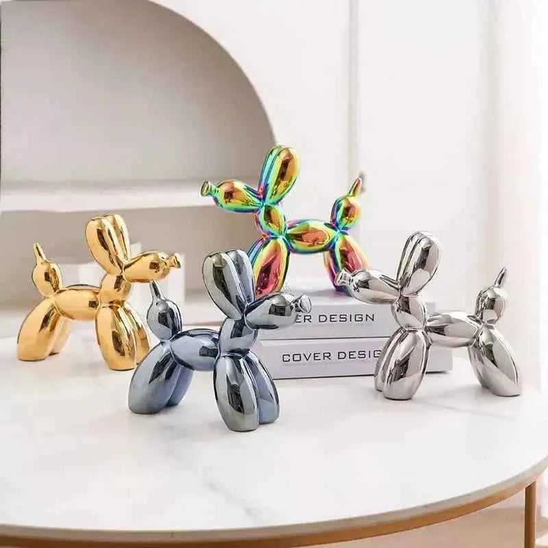 house & garden : Ballonhond Sculptuur - Keramiek - Speels Design - Diverse Kleuren in van Pantinoshop