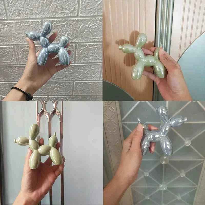 house & garden : Ballonhond Sculptuur - Keramiek - Speels Design - Diverse Kleuren in van Pantinoshop