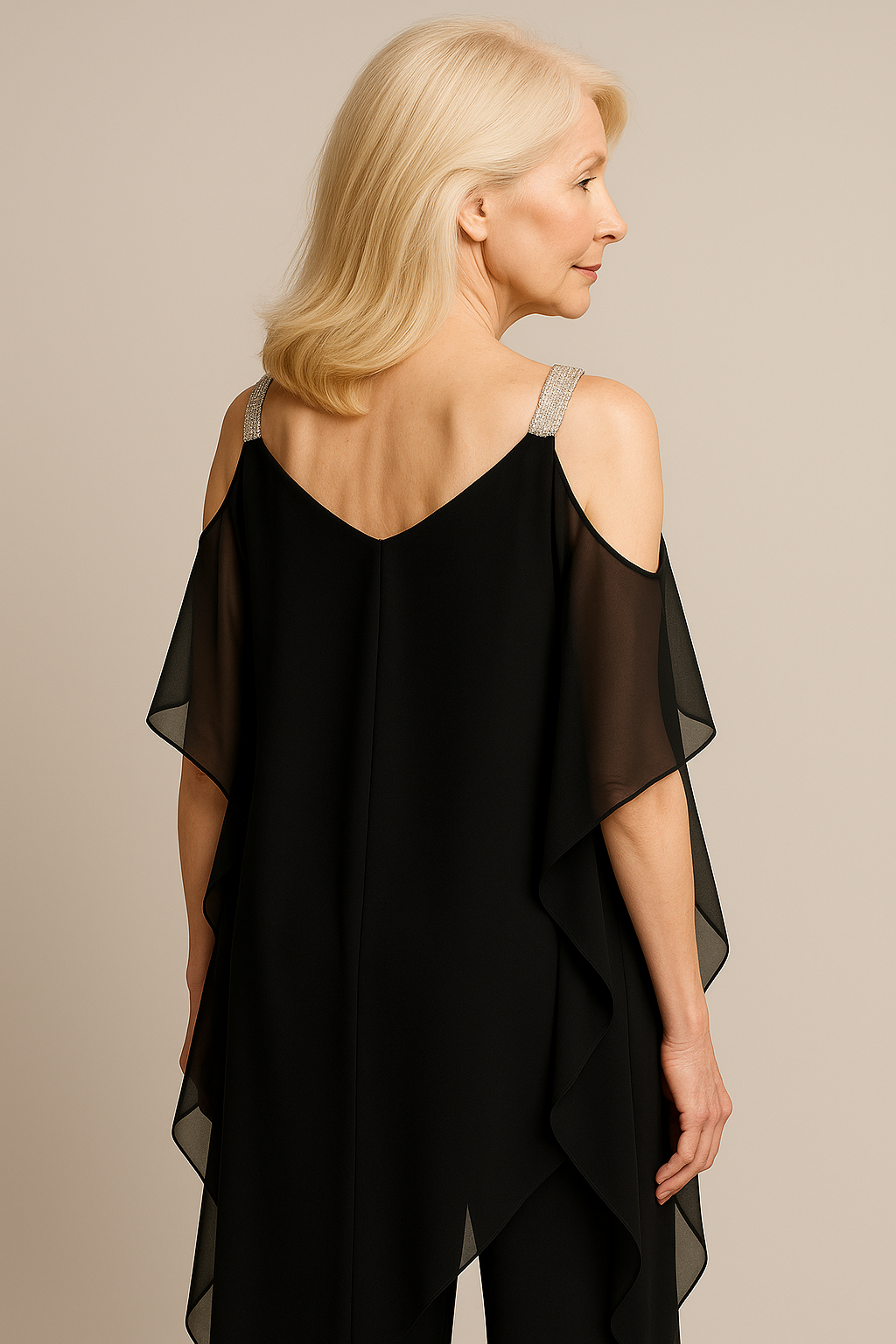 One-Pieces : Elegant Dames Jumpsuit Asymmetrisch Eénschouder voor Ceremonie en Avond - Diverse Kleuren in van Pantinoshop