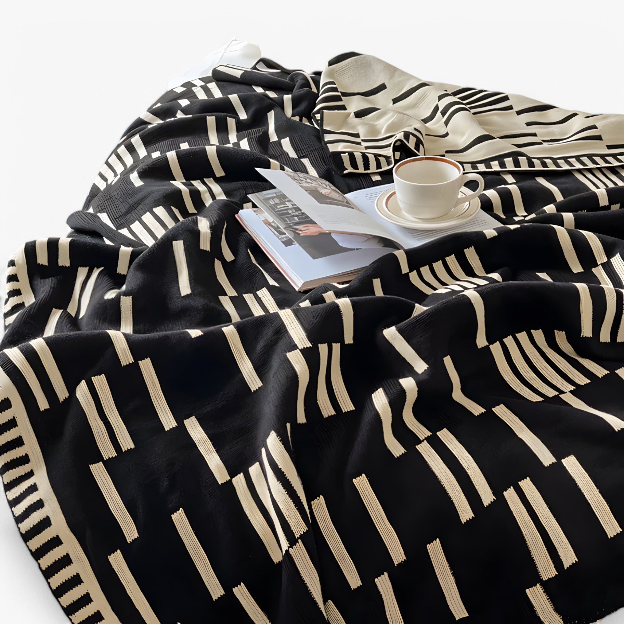 home & garden : Elegante Fleece Plaid 70 x 100 cm in van Pantino