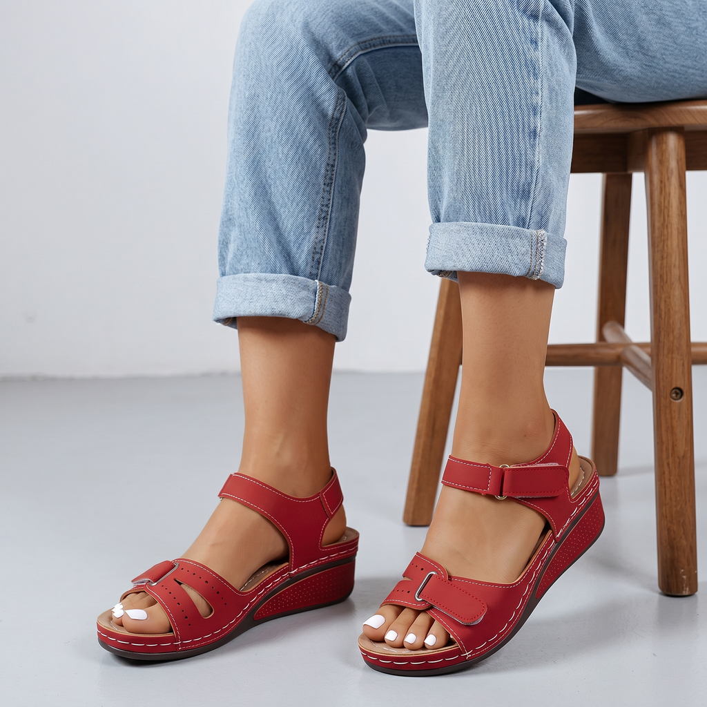 : Dames Orthopedische Comfort Sandalen - Stevige Voetondersteuning in van Pantinoshop