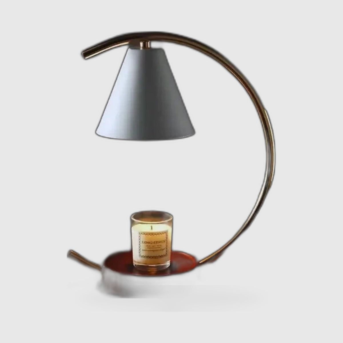 Moonveil Wasbrander Lamp – Elegante Kaars & Wasmelt Warmer