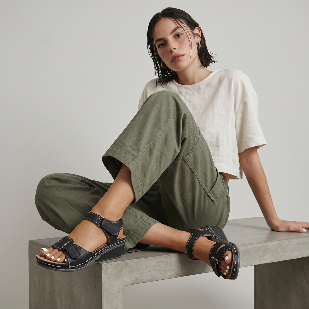: Dames Orthopedische Comfort Sandalen - Stevige Voetondersteuning in van Pantinoshop