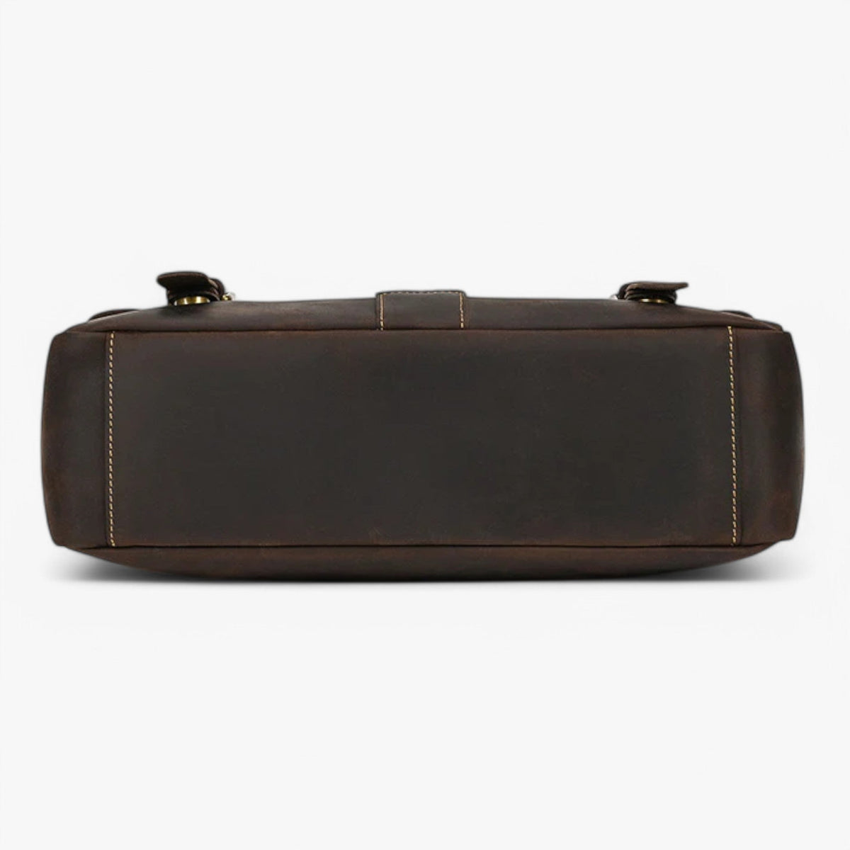 Dames leren laptoptas met schouderband