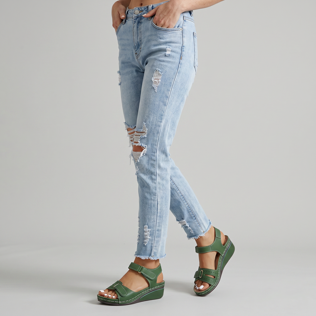 : Dames Orthopedische Comfort Sandalen - Stevige Voetondersteuning in van Pantinoshop