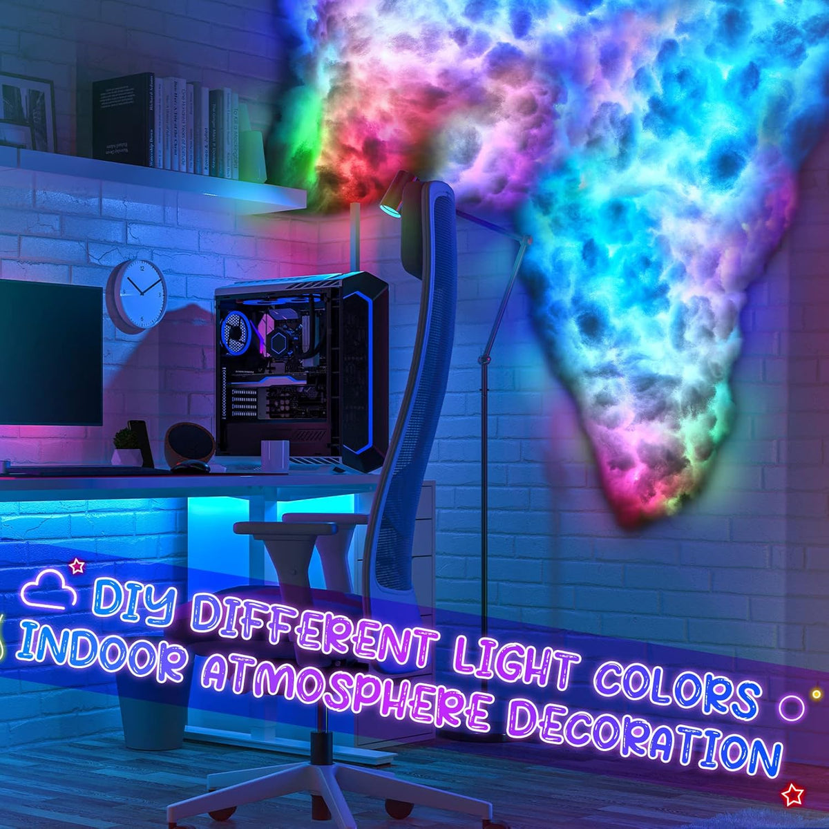 Dream Cloud Light – Muzieksynchrone RGB LED Lamp