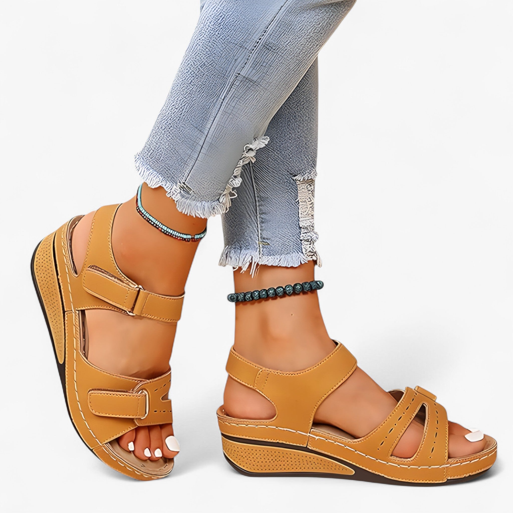 Comfortabele, Lichte en Ademende Dames Zomer Sandalen met Open Teen