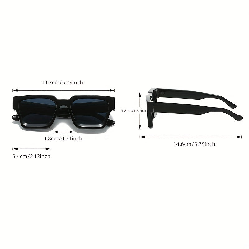 Sunglasses : Zonnebril met Dik Montuur Heren - C1 Zwart in van Pantino