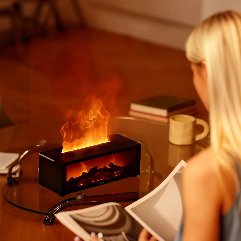 HearthGlow Vlam Luchtbevochtiger – Gezellig Vuur Effect Diffuser