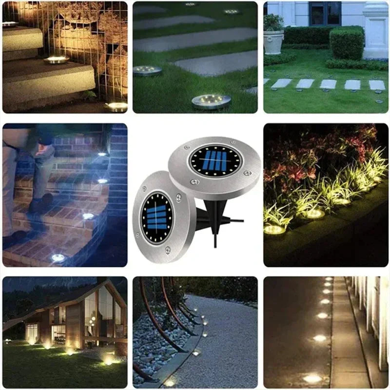 home & garden : Solar Tuinlampen Set - Automatische Zonne-Energie Verlichting - LED in van Pantino