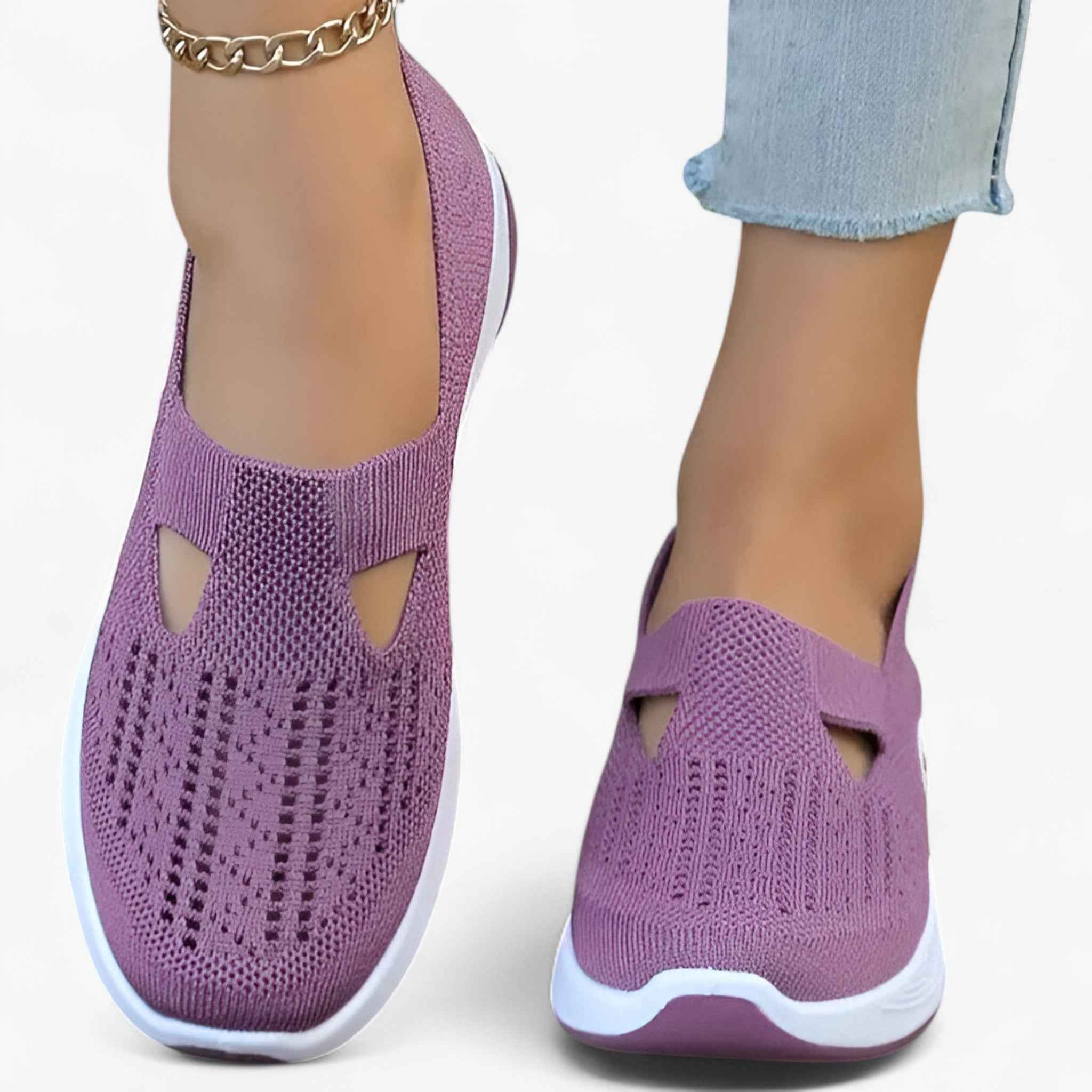Damesschoenen van Denim Lichtgewicht & Comfortabel met Effectieve Demping