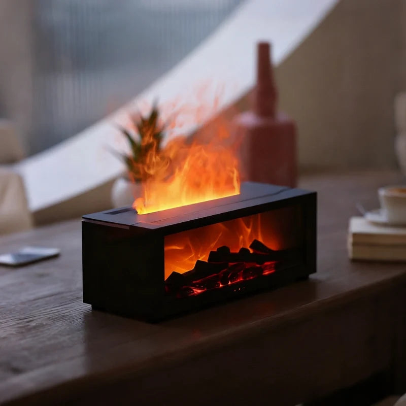 HearthGlow Vlam Luchtbevochtiger – Gezellig Vuur Effect Diffuser