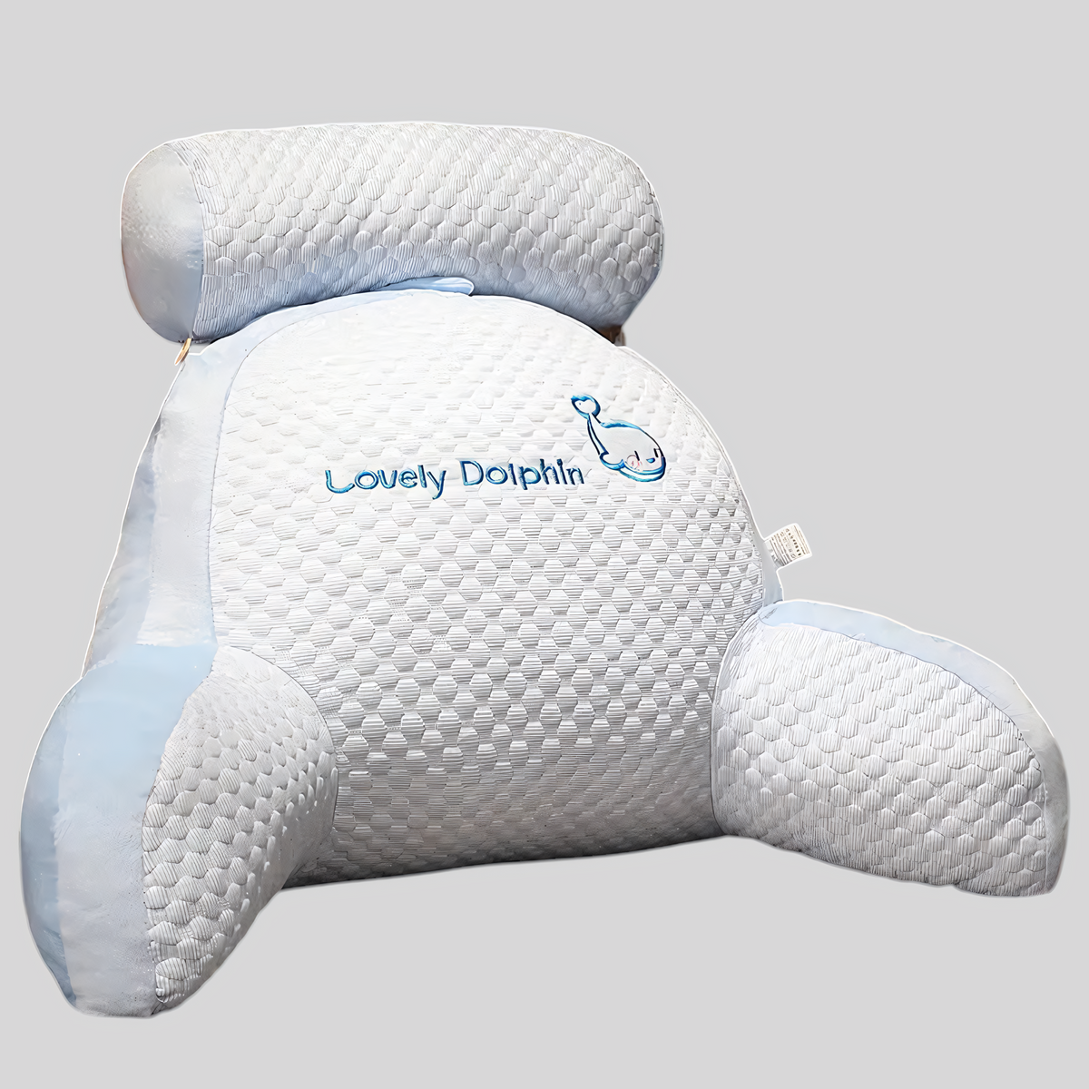 Home & Garden > Home Décor > Cushions & Pillows > Support Cushions > Backrest Pillows : Comfortabel Wigkussen voor Rug en Nek - Diverse Stijlen, Katoenen in Dolfijn van Mivoza