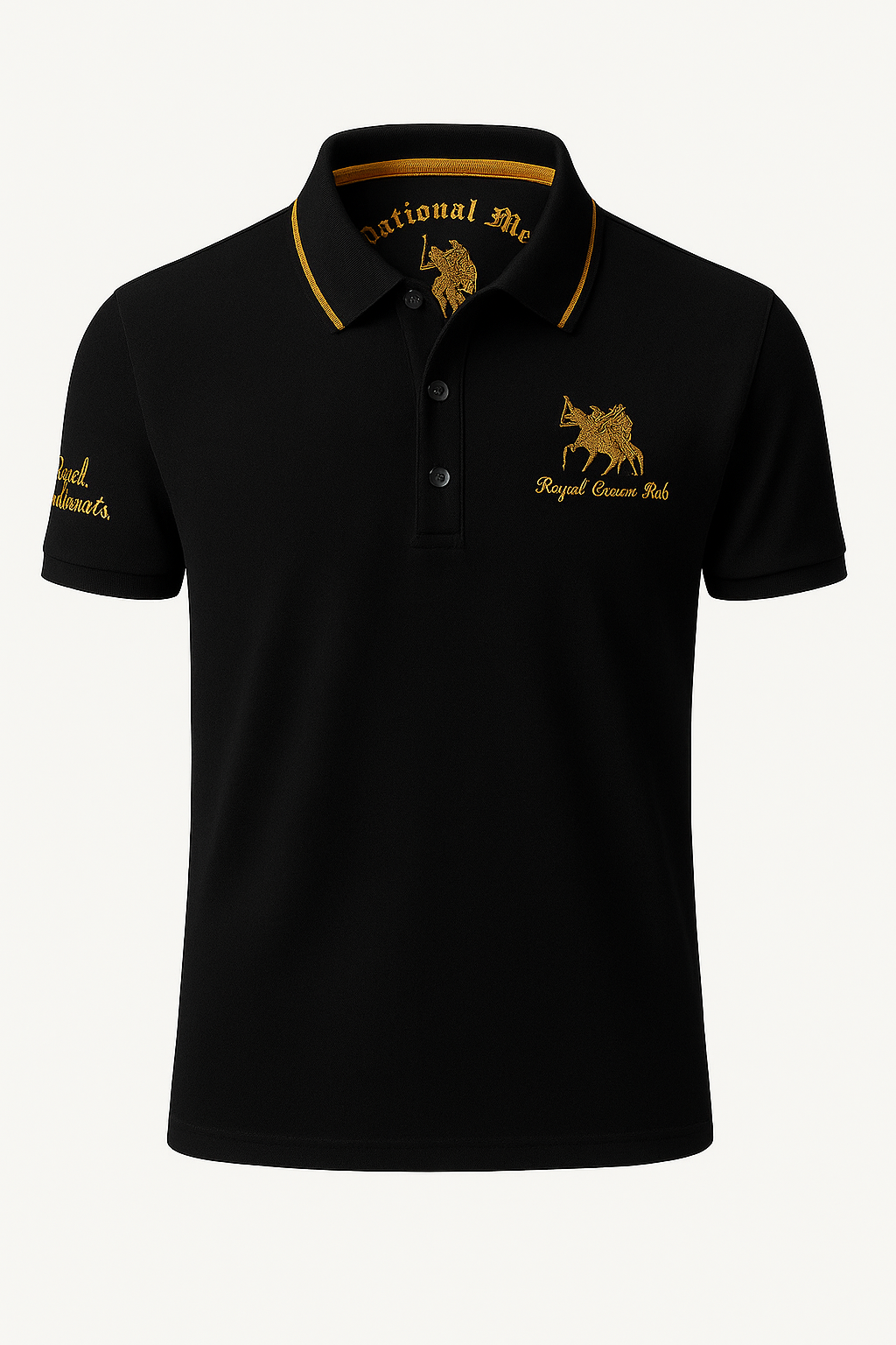 Men's Top Clothes : Herenpolo Geborduurd van Piqué Katoen met Contrast - Regular Pasvorm, Diverse Kleuren in van Pantinoshop