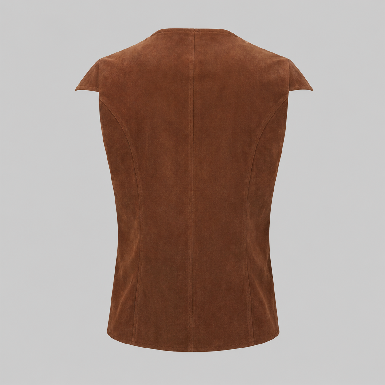 Gifts – Seasonal – Oktoberfest : Herenvest bruin fluweellook V-hals historische stijl in van Steiner-boutique