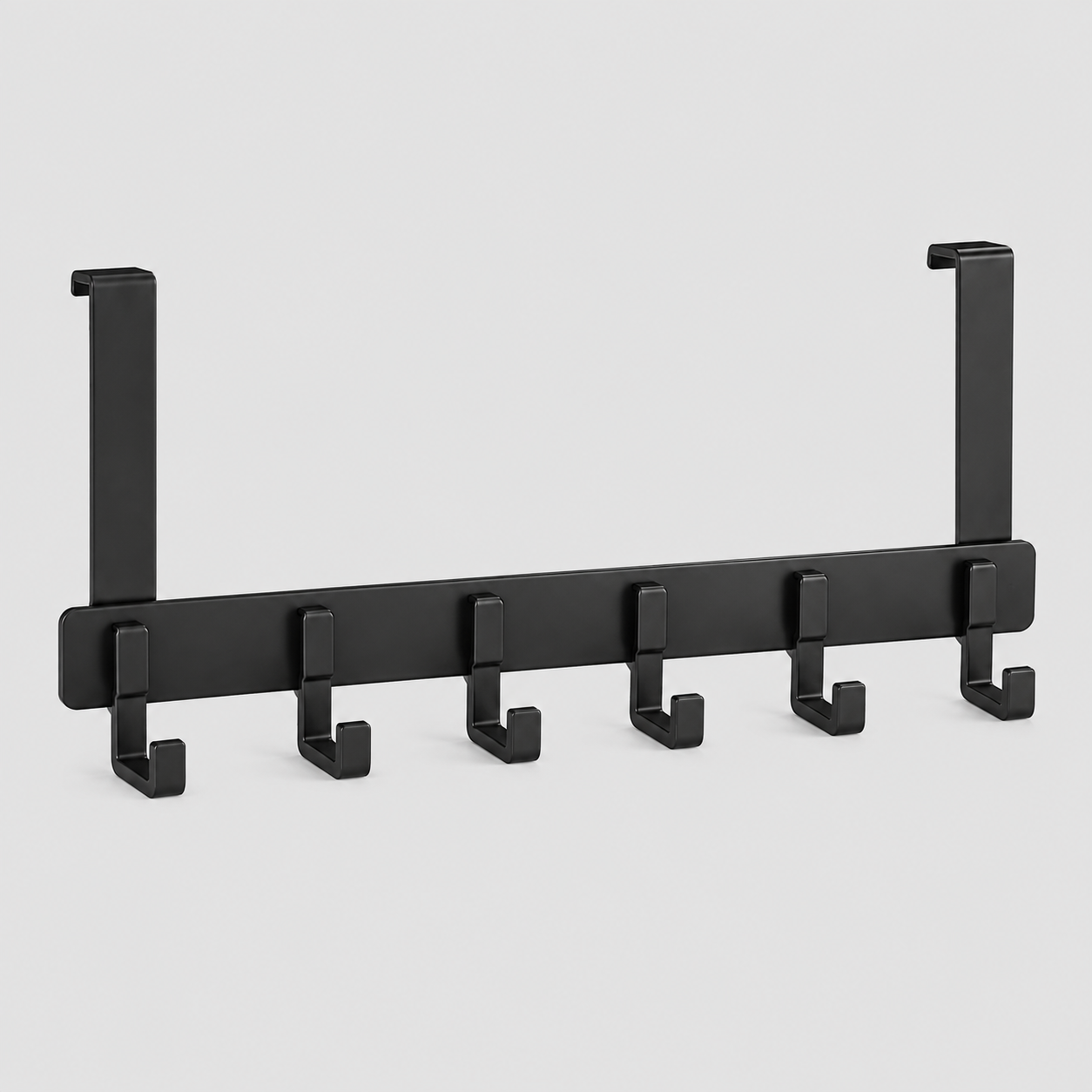 RVS Deurhanger met 6 Haken – Ophangrek Zonder Boren