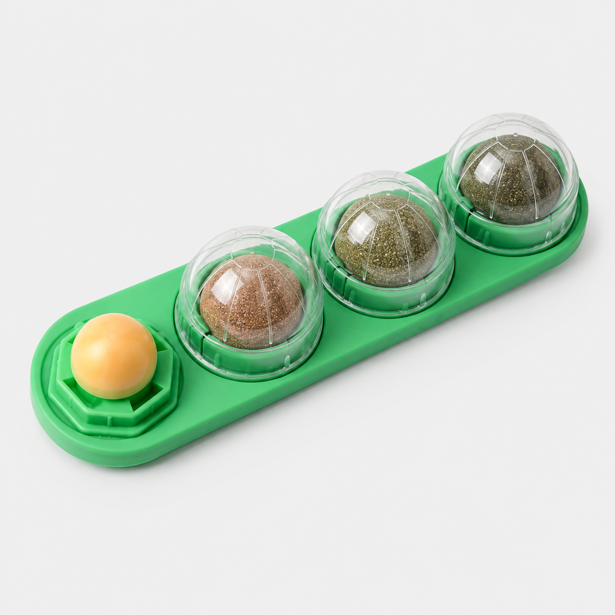 Interactief Kattenspeeltje met Draaibare Kattenkruidballen