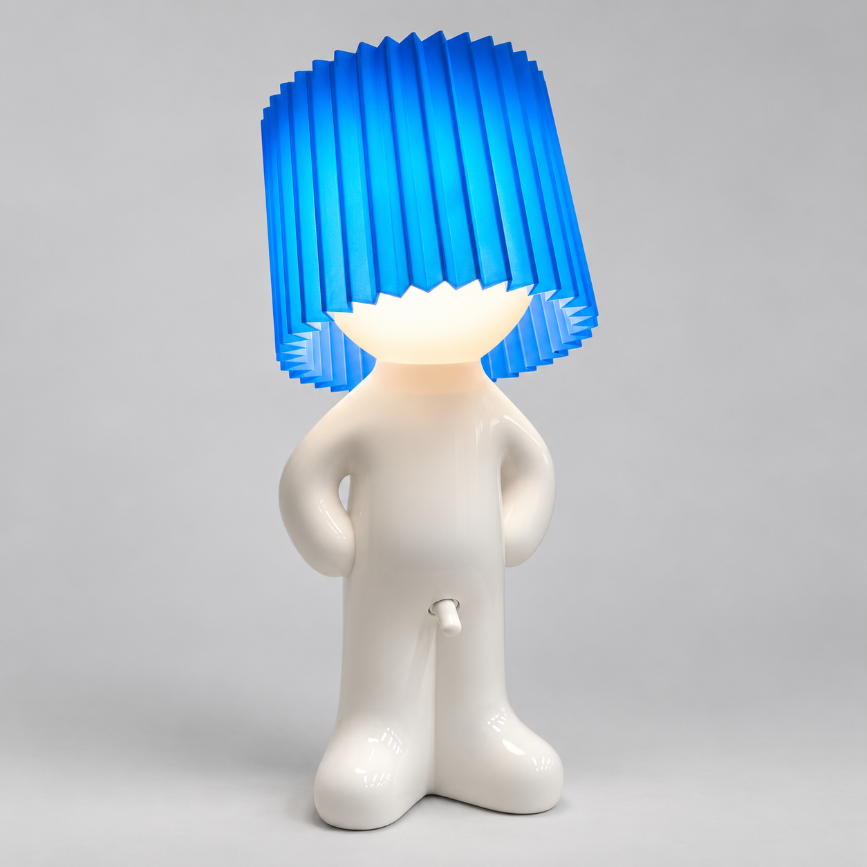 Tafellamp Figuur - Decoratief Design met Plooikap en LED