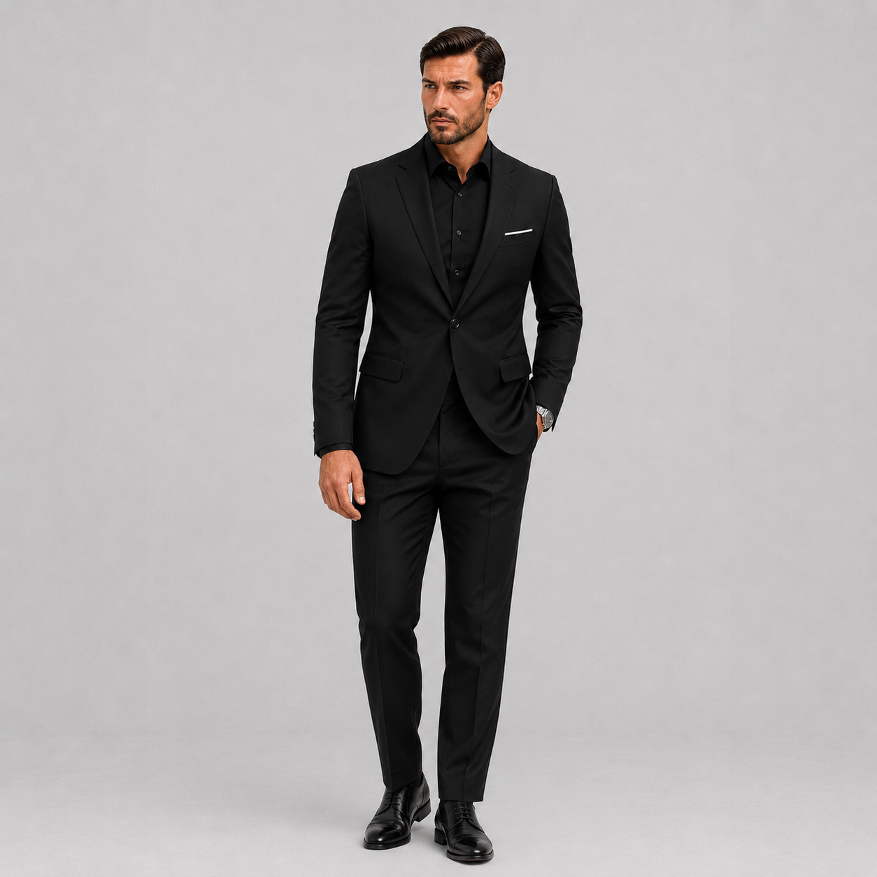 Pakken : Elegant Slimfit Herenpak: Perfect voor Bruiloften & Formele Events in van Lunelle
