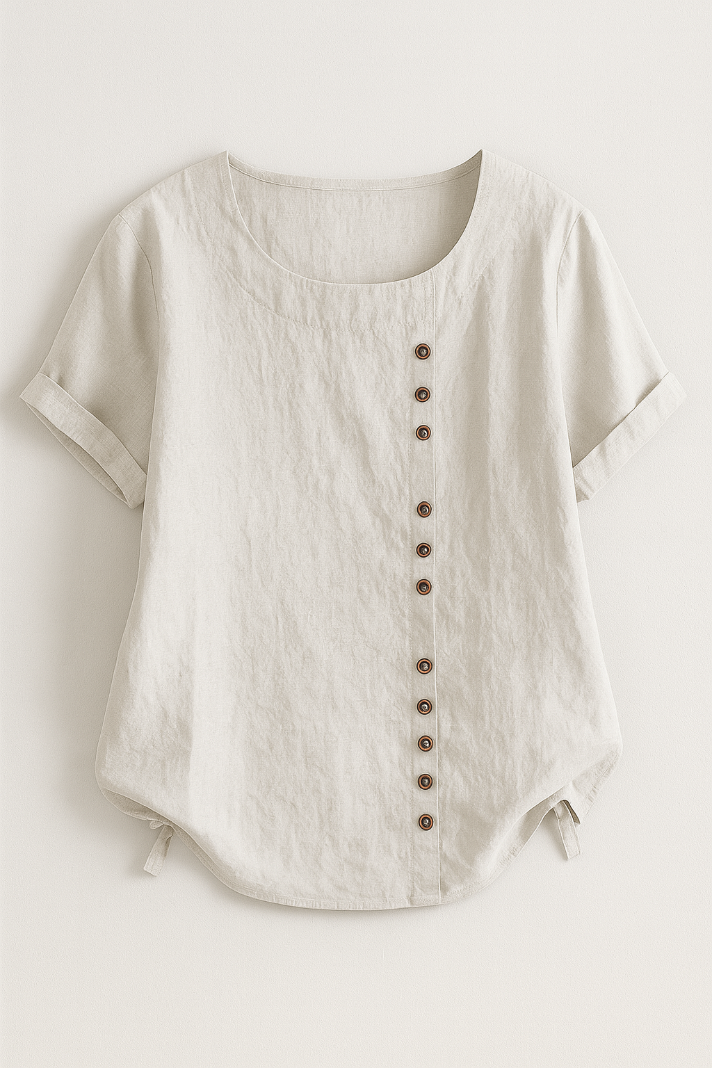Women's Top Clothes : Heren Linnen Casual Zomeroverhemd met Knopen, Lange Mouwen, Ademend in van Pantinoshop