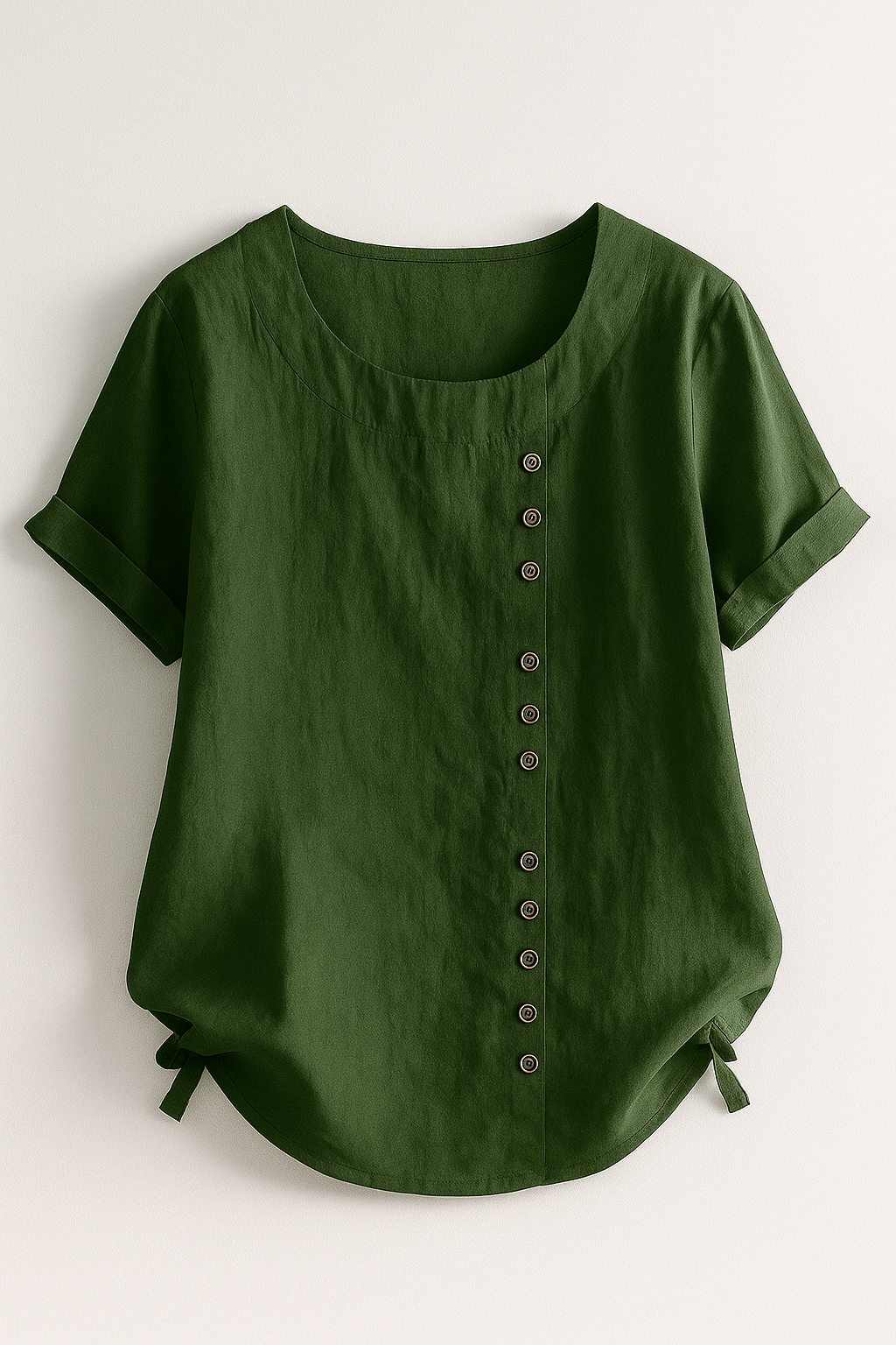 Women's Top Clothes : Heren Linnen Casual Zomeroverhemd met Knopen, Lange Mouwen, Ademend in van Pantinoshop