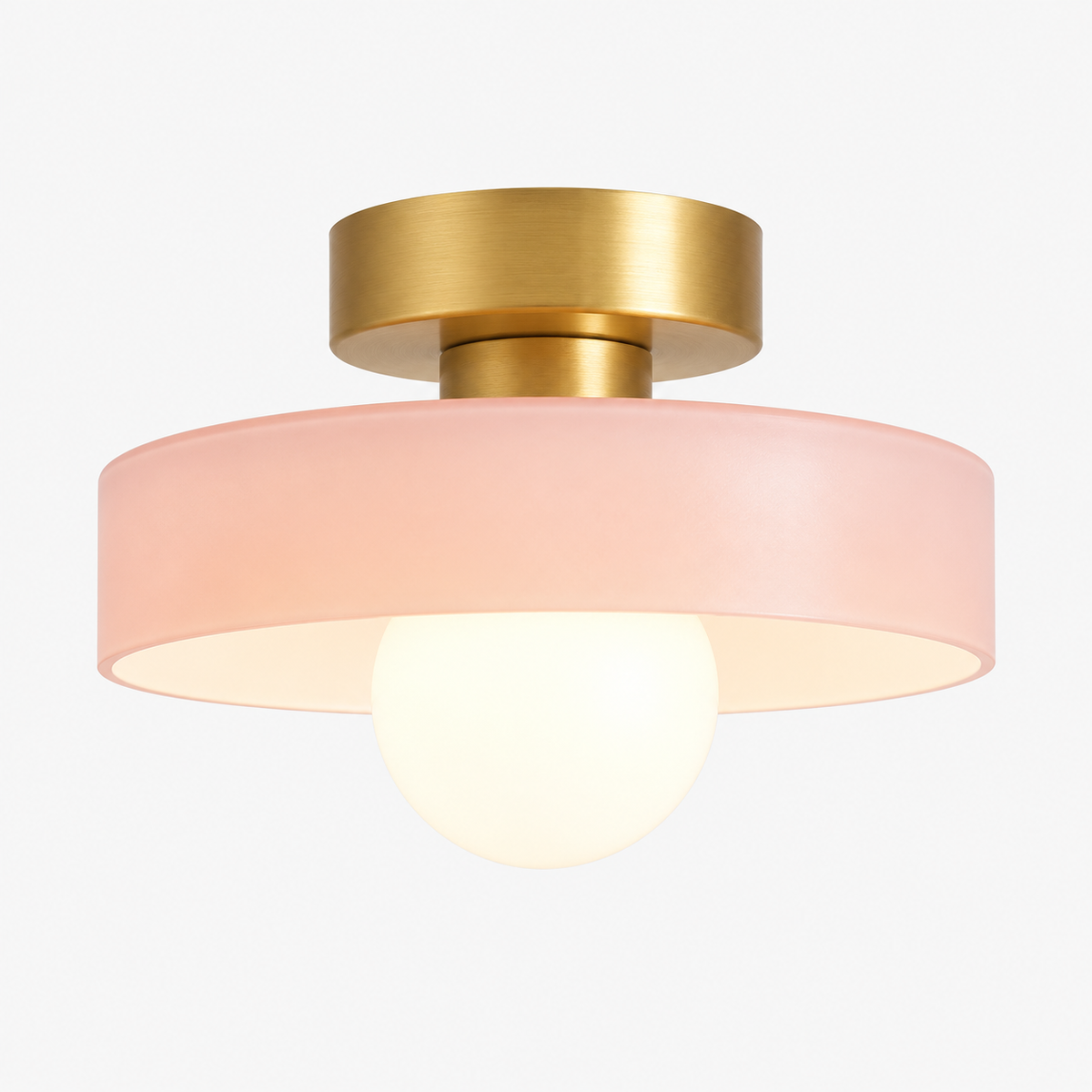 Bauhaus Plafondlamp - Frans-Geïnspireerd Messing Glas Geometrisch