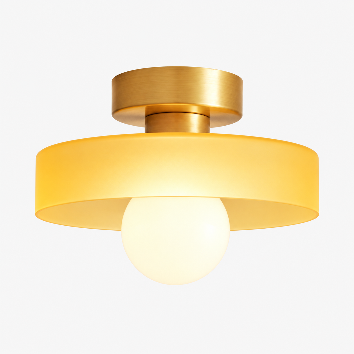 Bauhaus Plafondlamp - Frans-Geïnspireerd Messing Glas Geometrisch
