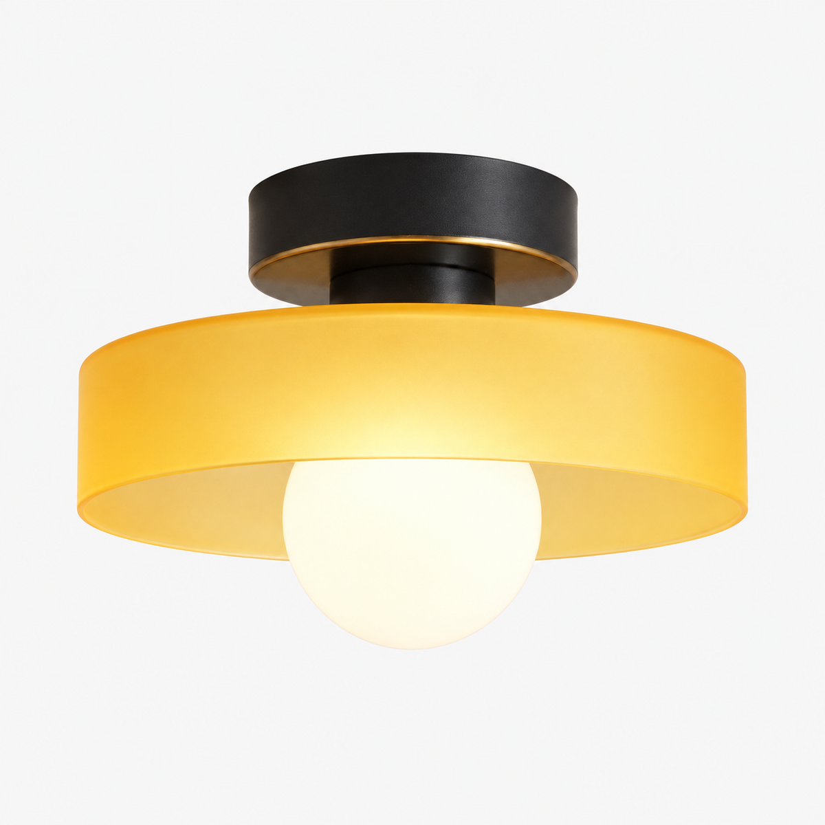 Bauhaus Plafondlamp - Frans-Geïnspireerd Messing Glas Geometrisch
