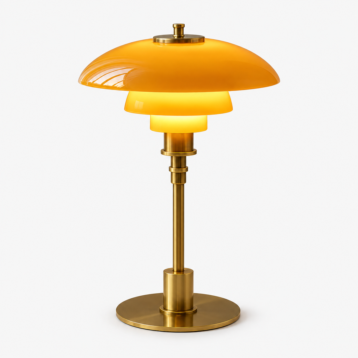 Moderne Deense Design Tafellamp - Gelaagde Kap, LED