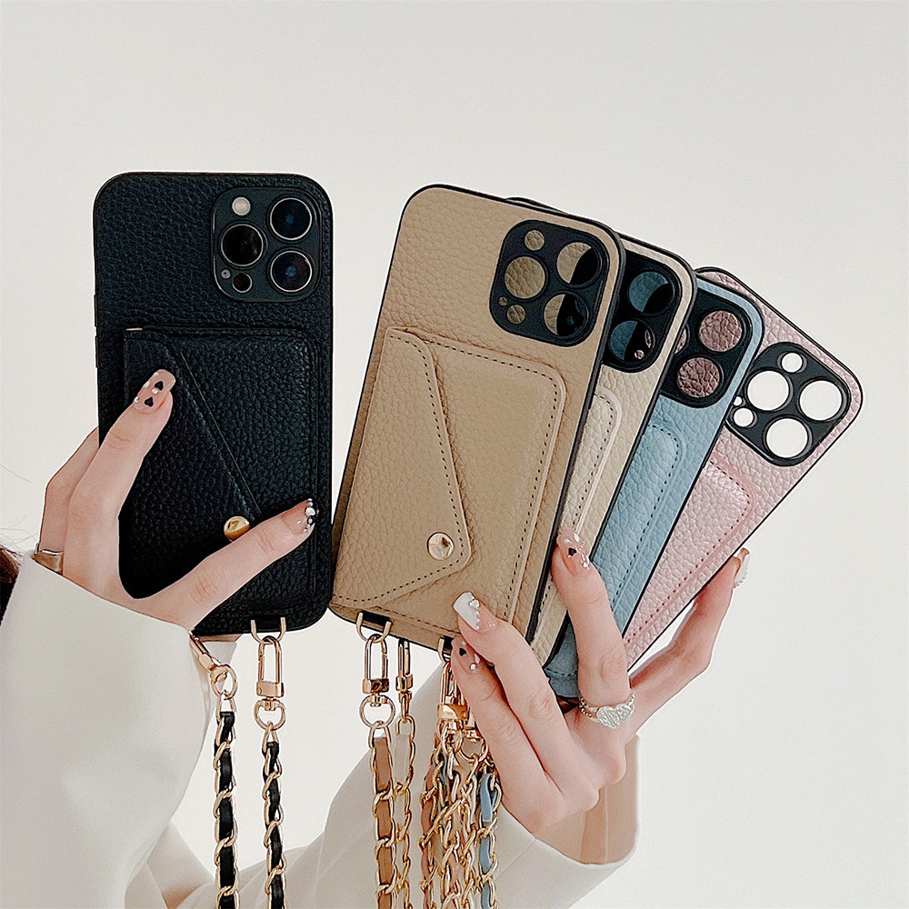 bags : Portemonnee Beige - Ciara Crossbody Phone Case - Draag en Bewaar Je Telefoon en Pasjes Veilig met dit Handige Telefoon Hoesje in van Pantino