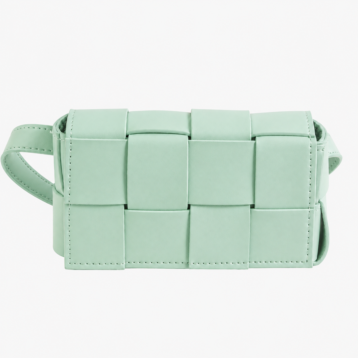 bags : Dames Crossbody Tas van PU - Compacte Schoudertas met Verstelbare Band in Mintgroen van Pantino