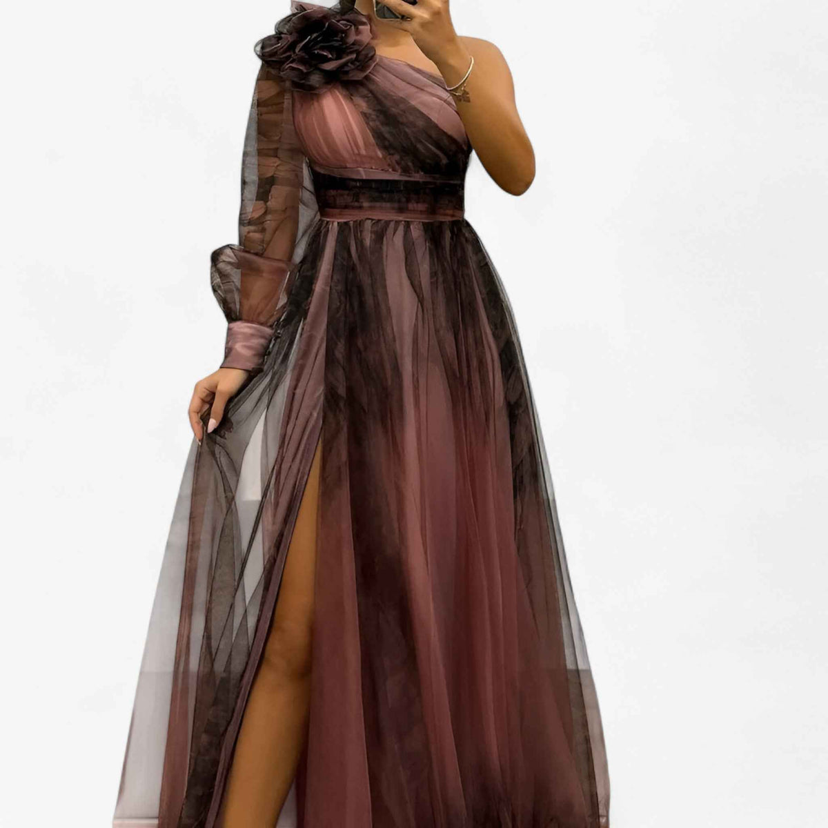Jurken : Alma | Dames Elegante Lange Maxi Jurk in Roze van Pantinoshop