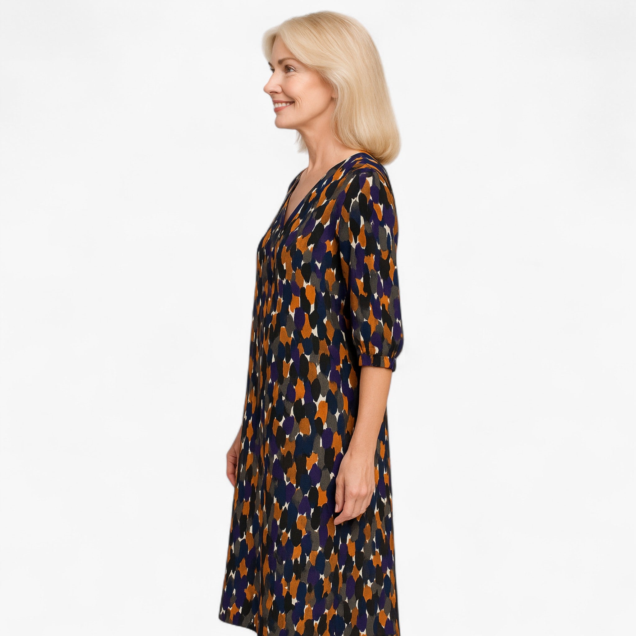 Women's Dress : Maxi Jurk Dames - Elegante Lange Vintage in van Pantino