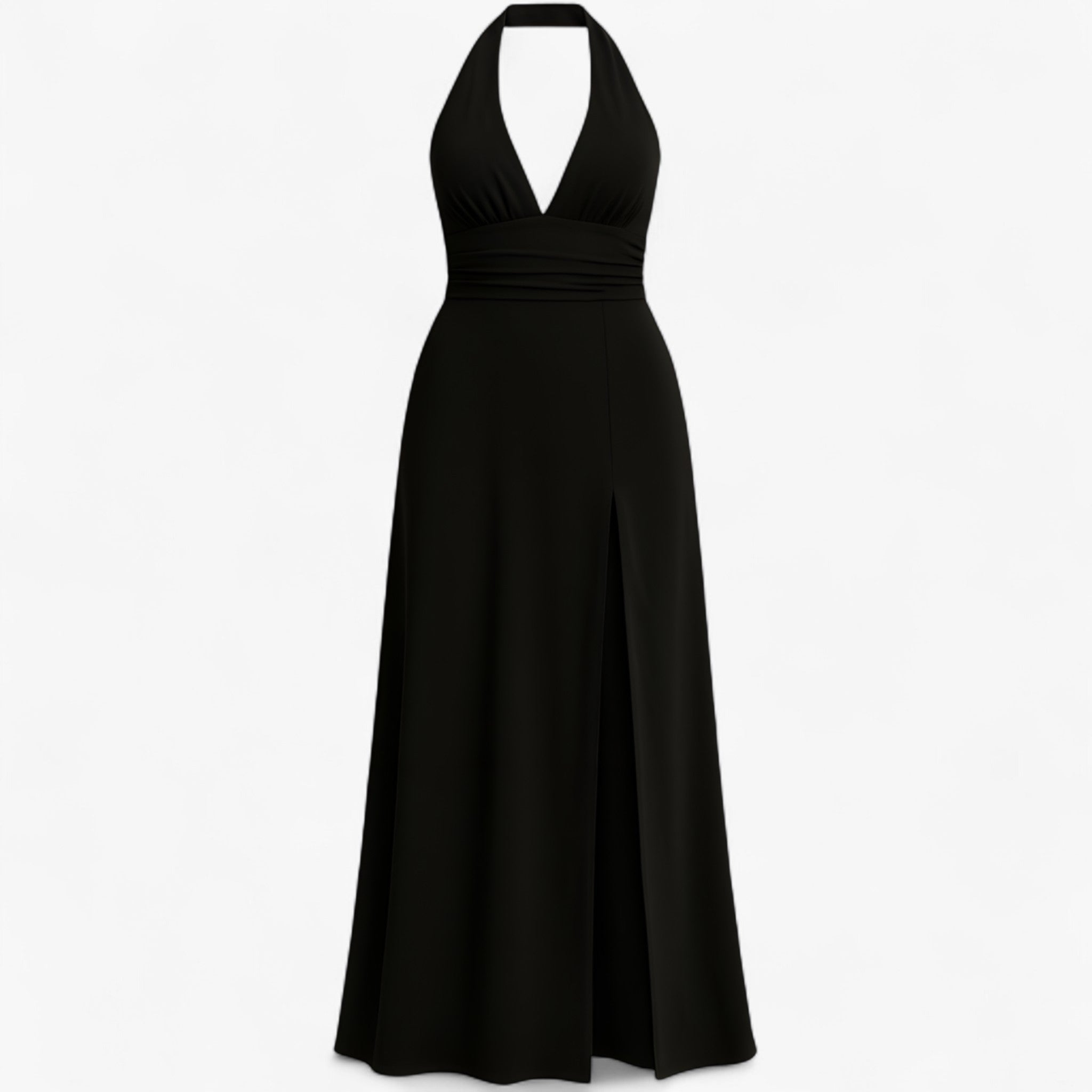 Women's Dress : Dames Zomerjurk Blauw - Elegante Mouwloze Jurk voor Vrouwen in Zwart van Pantino