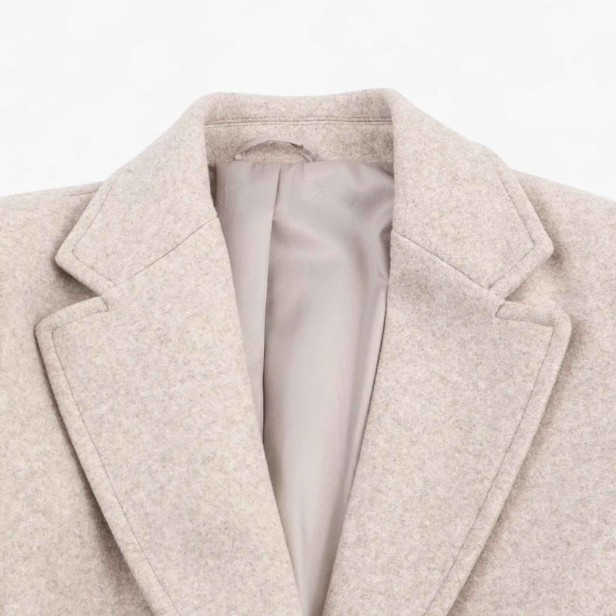 Damesjassen & -jacks : Jas Dames Khaki - Vintage Elegante met Schoudervulling in van Pantino