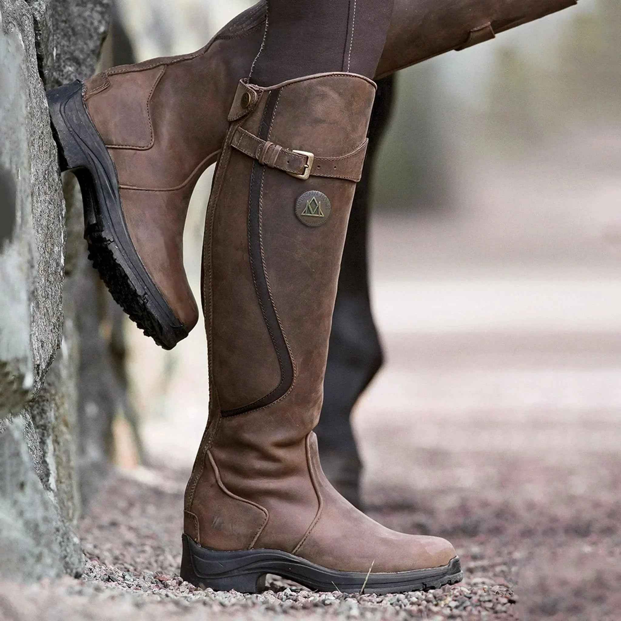 Waterdichte Leren Winter Rijlaarzen Dames: Warmte, Grip & Stijl