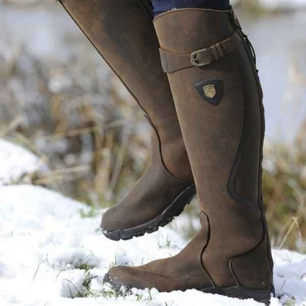Waterdichte Leren Winter Rijlaarzen Dames: Warmte, Grip & Stijl