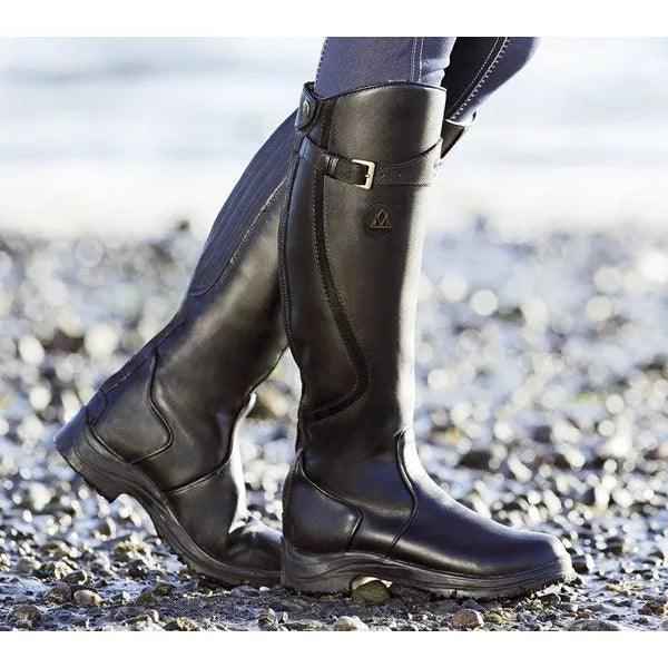 Waterdichte Leren Winter Rijlaarzen Dames: Warmte, Grip & Stijl
