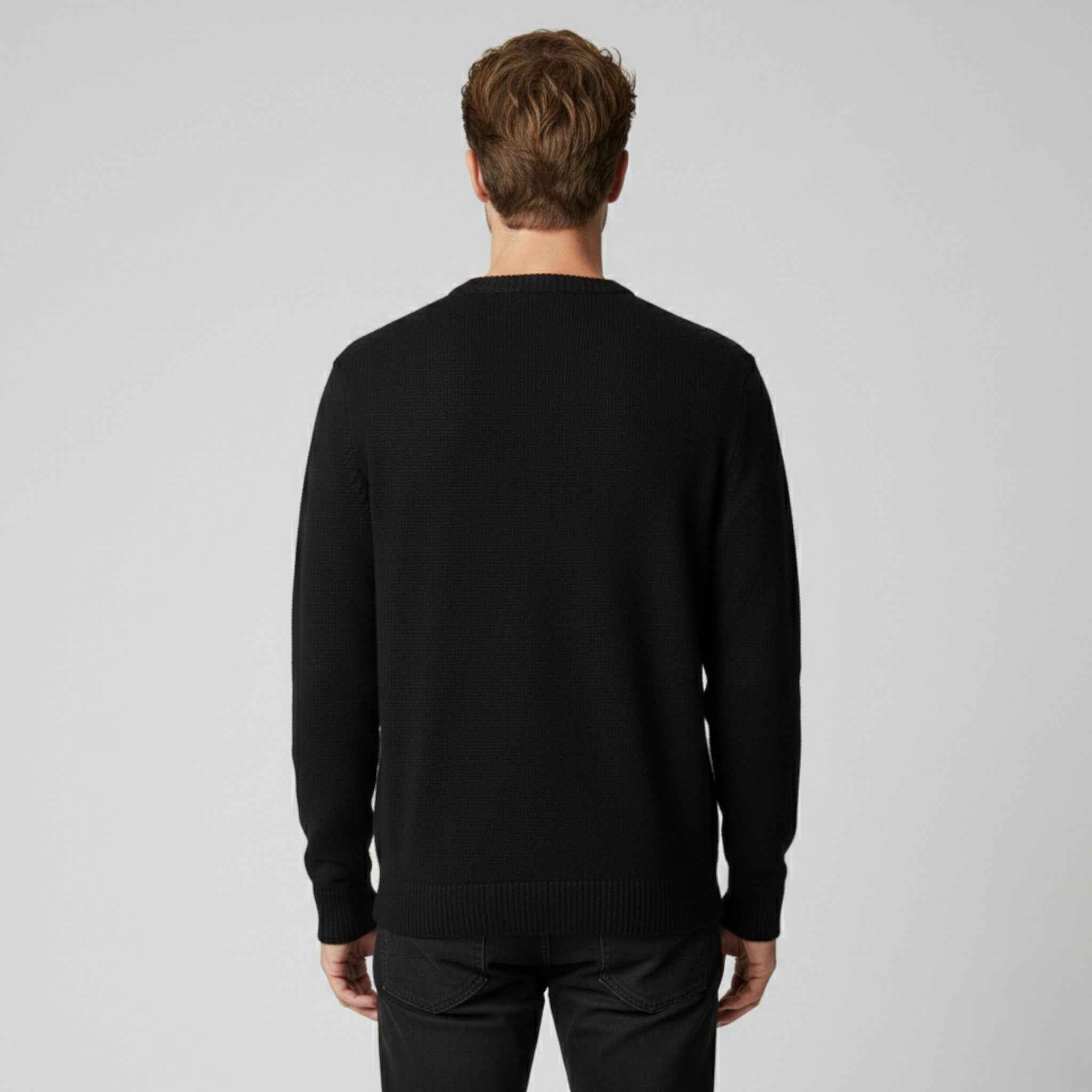Sweaters : Foute Kersttrui Heren met Humoristische Slogan - Zwart in van Pantino