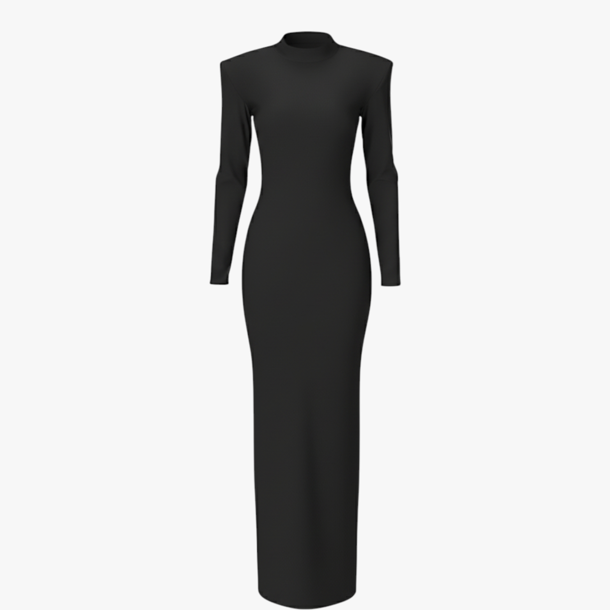 dress : Maxi Jurk Dames Groen - Elegante met Lange Mouwen in van Pantino