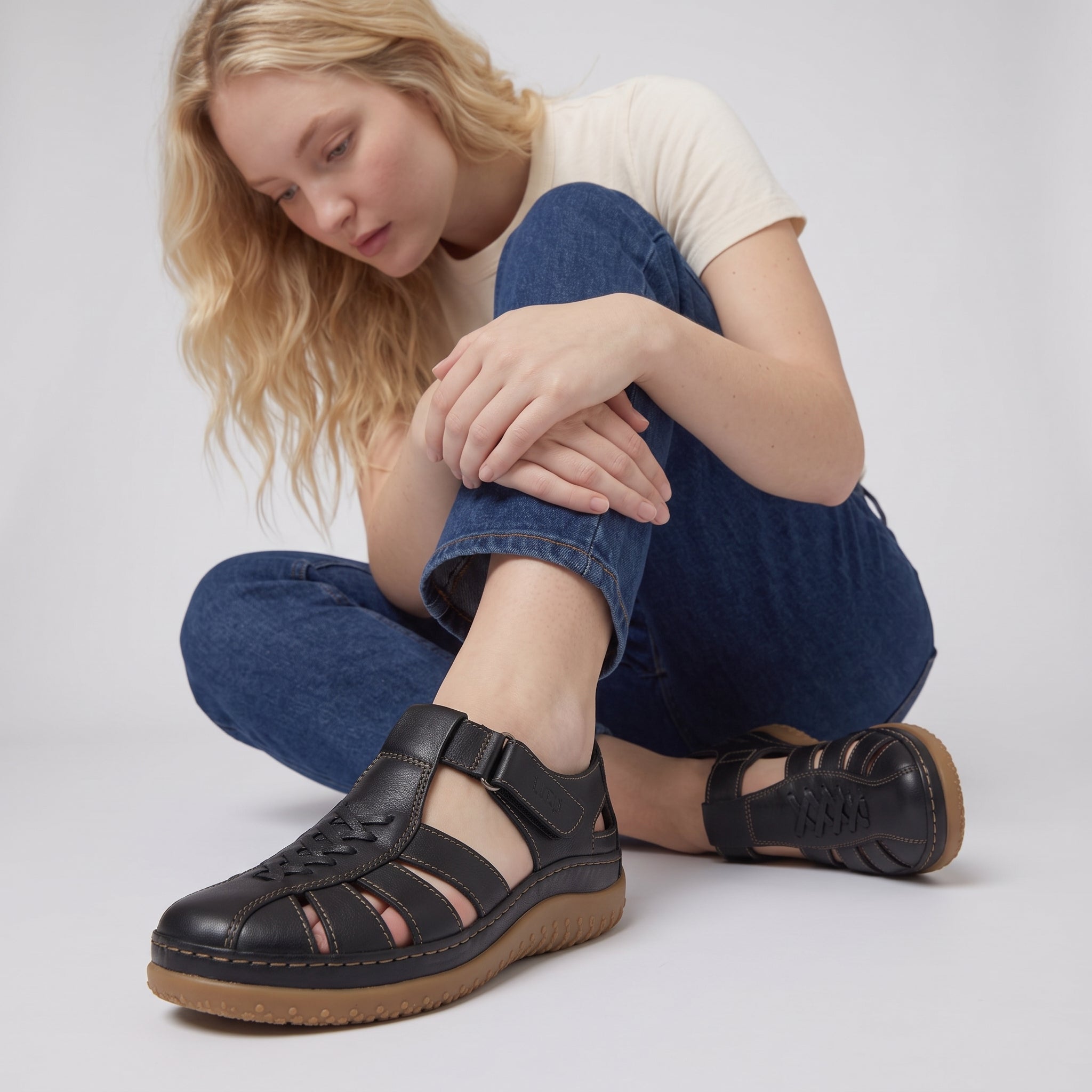 image_ai : Dames Sandalen - Orthopedisch, Anti-slip & Comfortabel in van Jeecey