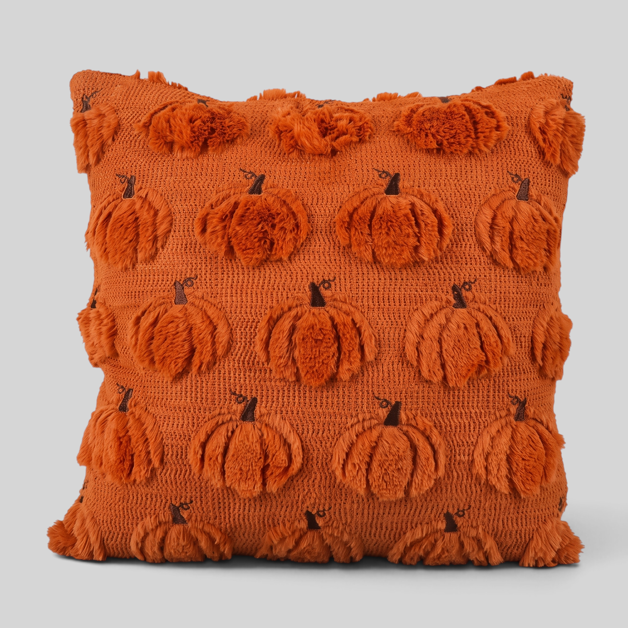 Gifts – Seasonal – Halloween : Halloween Kussenhoes met Geesten- en Pompoenmotief in Roestoranje van Pantinoshop