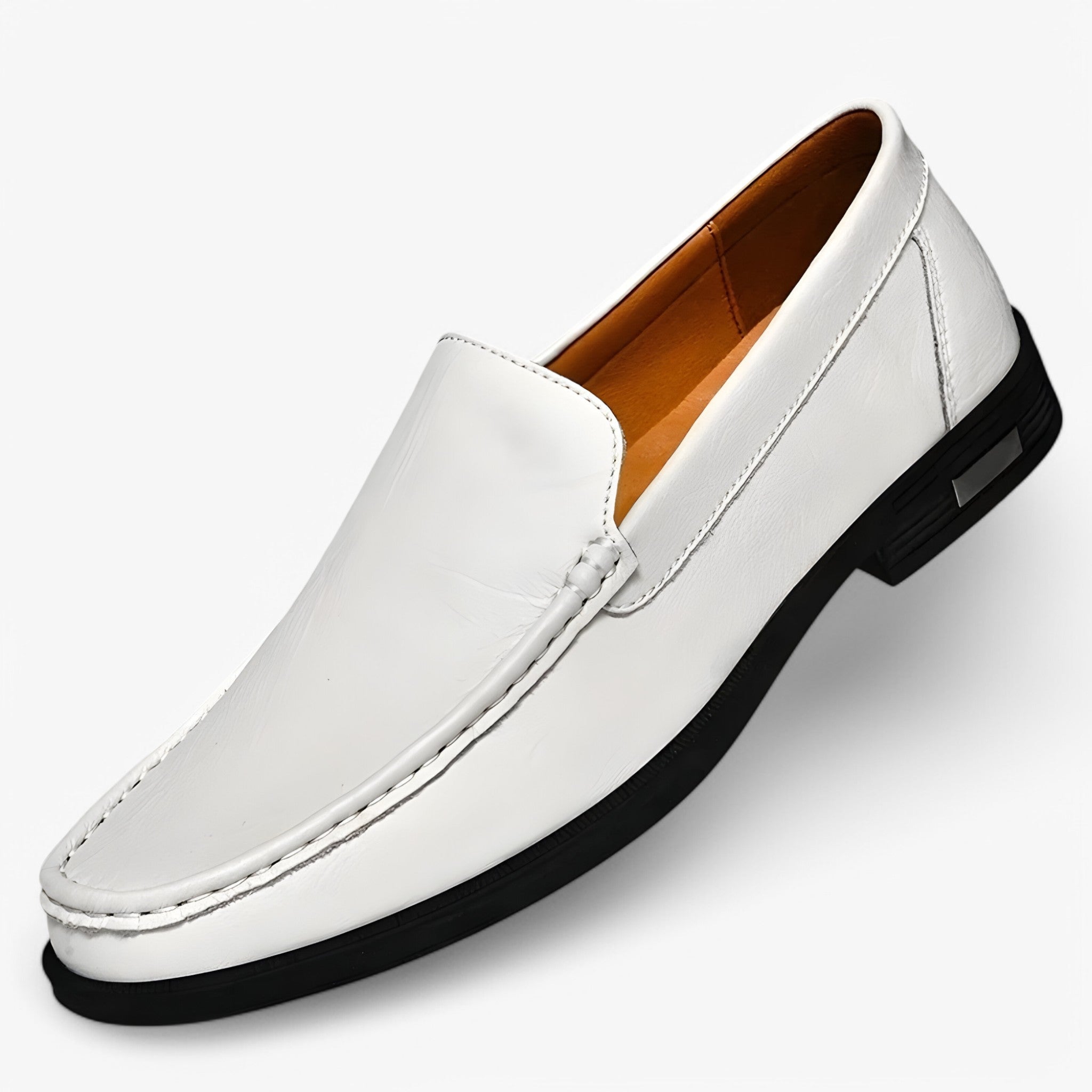Mocassins Heren Bruine Elegante van Echt Leer Ambachtelijke Comfort Fit