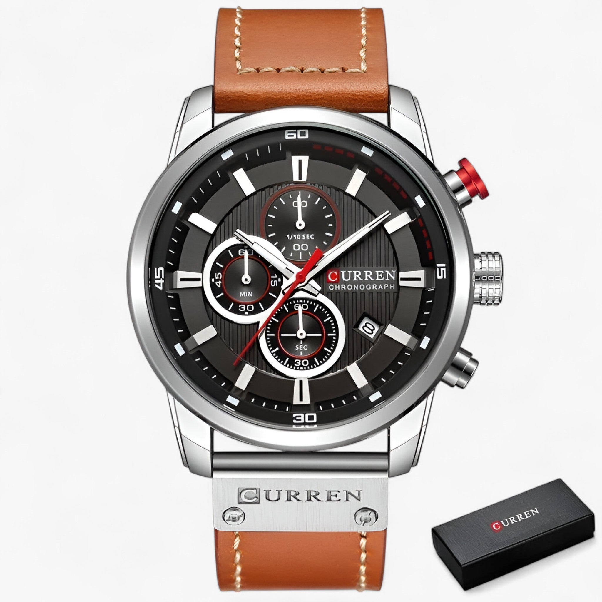 Watches : CURREN chronograaf polshorloge voor heren in van Pantino