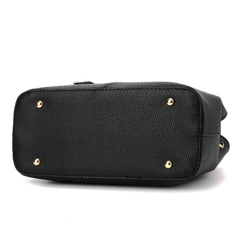 Bags : Schoudertas Emily Zwart van Echt Italiaans Leer voor Dames - Media, Elegant in van Pantinoshop